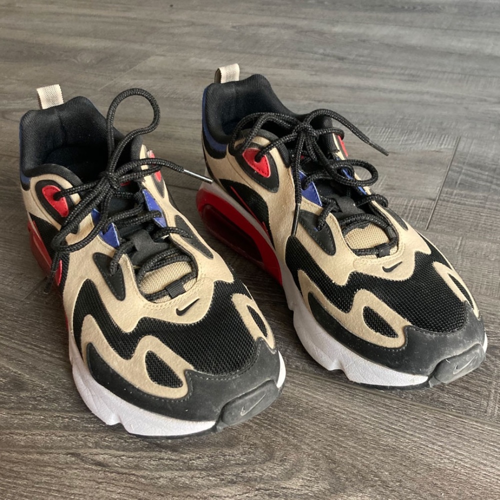 Nike Air Max 200 Team Gold University Red Black